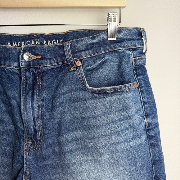 American Eagle Outfitters Perfect Bermuda Jean Shorts Womens 14 - Picture 4 of 10